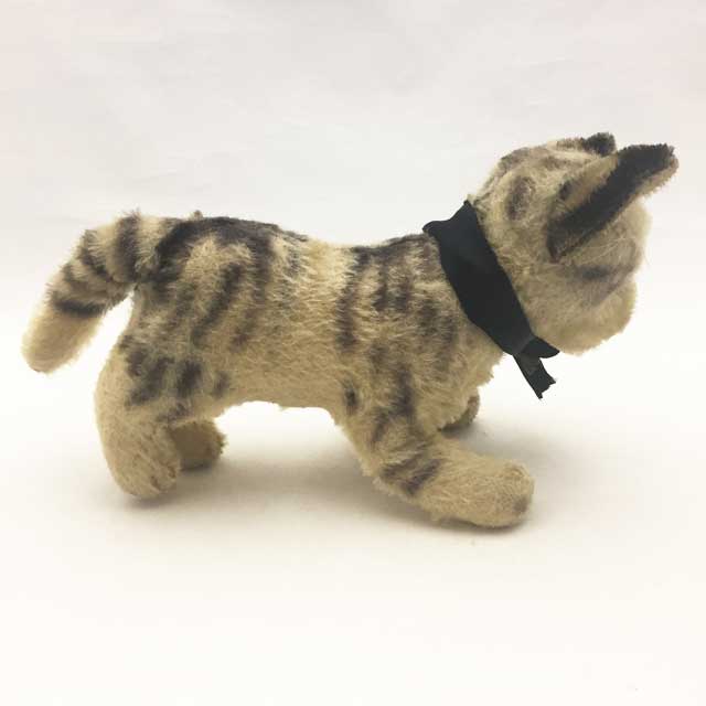 独 シュタイフ STEIFF ヴィンテージ猫のぬいぐるみ タビー