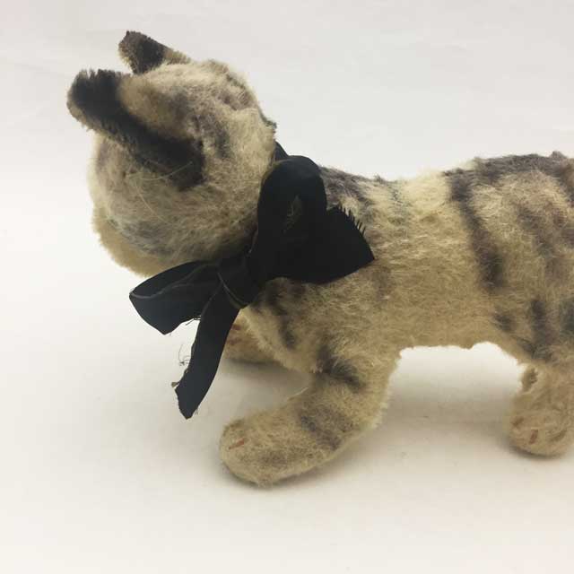 独 シュタイフ STEIFF ヴィンテージ猫のぬいぐるみ タビー