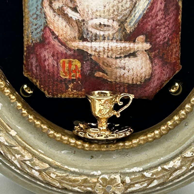 Night Cap　髙橋幸恵　ミニアチュール絵画　Yukie Takahashi 