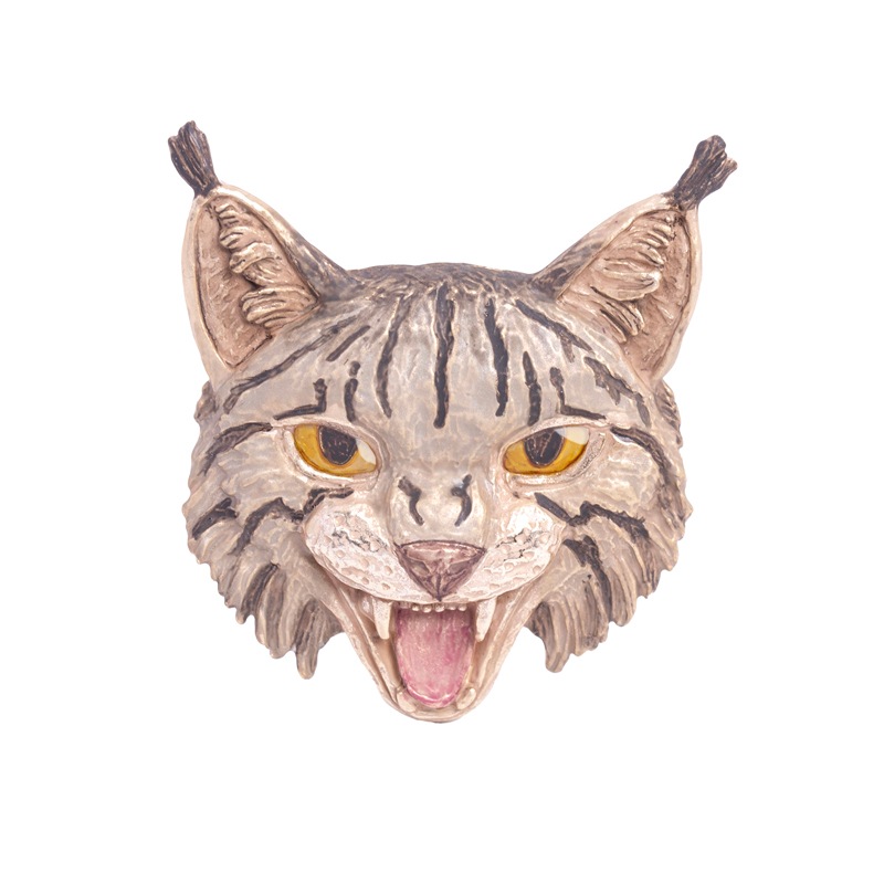 Palnart Poc パルナートポック 山猫ブローチ Wildcat 日本製 ピューター