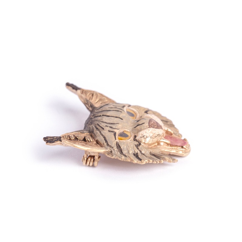 Palnart Poc パルナートポック 山猫ブローチ Wildcat 日本製 ピューター