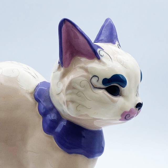 英国 ベズウィック シャムネコ 猫 置物 ネコ フィギュリン (③) 英国