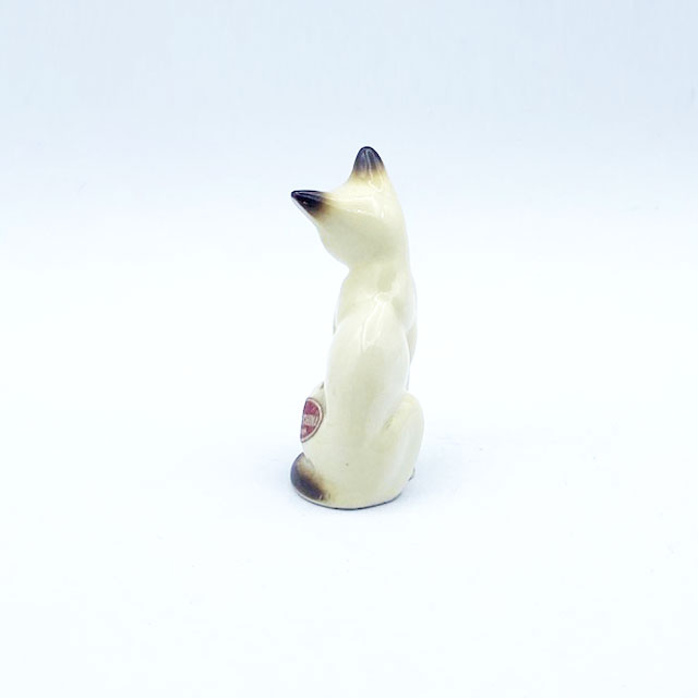 ボーンチャイナのシャム猫フィギュリン 1950年代 ヴィンテージ