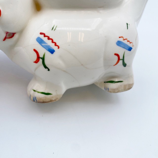<珍品> ドイツ Erphila 猫型ミルクピッチャー 水差し　1900年代初期 　ART DECO