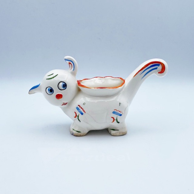 1950年代 ミルクガラス　猫モチーフプレート 1950年代 ミルクガラス 猫モチーフプレート