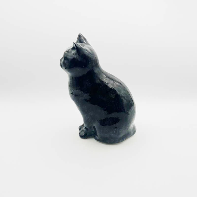 ウィンスタンレイキャット 　黒猫のお座り猫ちゃん　サイズ3