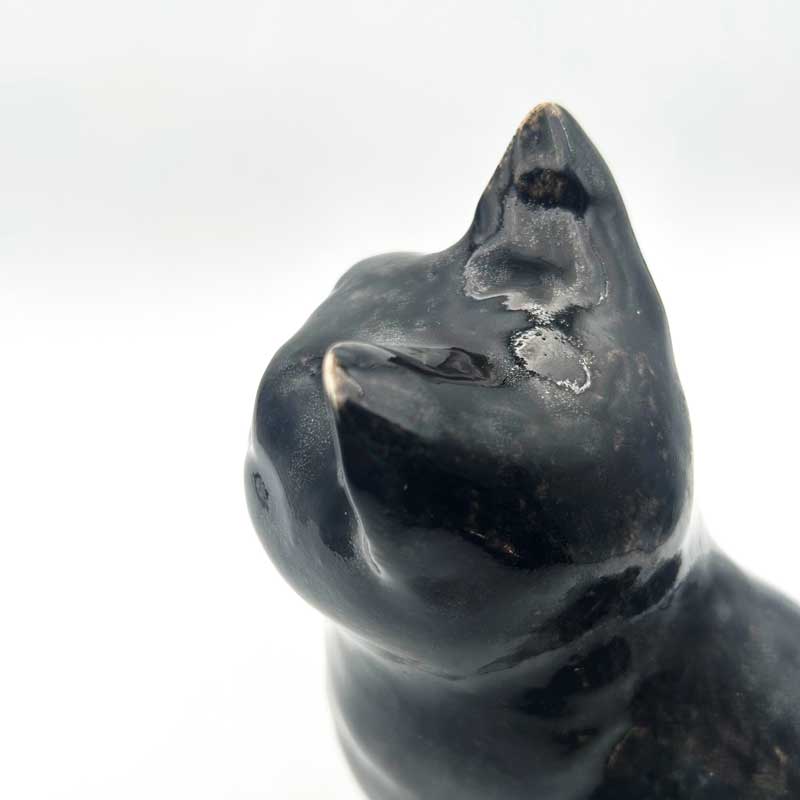 ウィンスタンレイキャット 　黒猫のお座り猫ちゃん　サイズ3