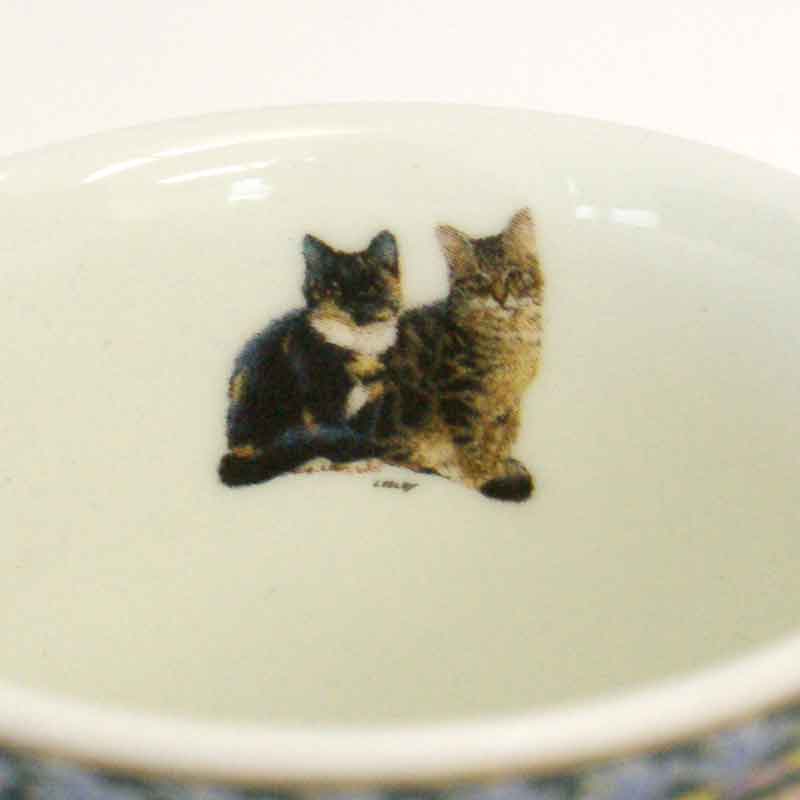 ダンバリーミント レズリー・アン・アイボリー猫のマグカップ　Lesley's Cats #03