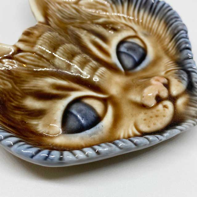 ウェイド 猫の顔のミニトレイ WADE PIN DISHES イギリス製