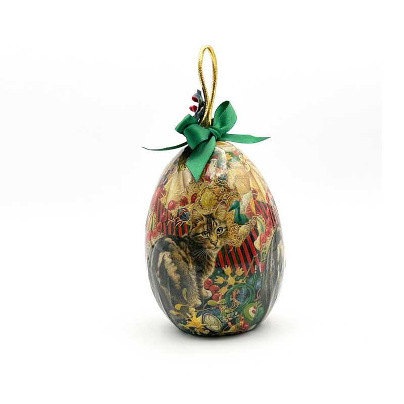 ENESCO レズリーアンアイボリー　クリスマスオーナメント 卵型 オクトパシー1990年