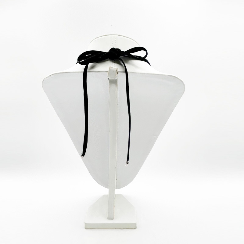 猫好きゴスロリさん向け・黒猫ゴシックリボンネックレス Yukie Takahashi