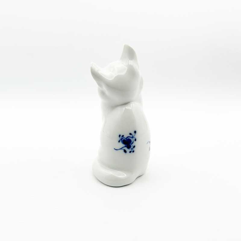 <レア>Royal Copenhagen　ブルーフルーテッドの猫 Royal Copenhagen Blue Fluted Cat