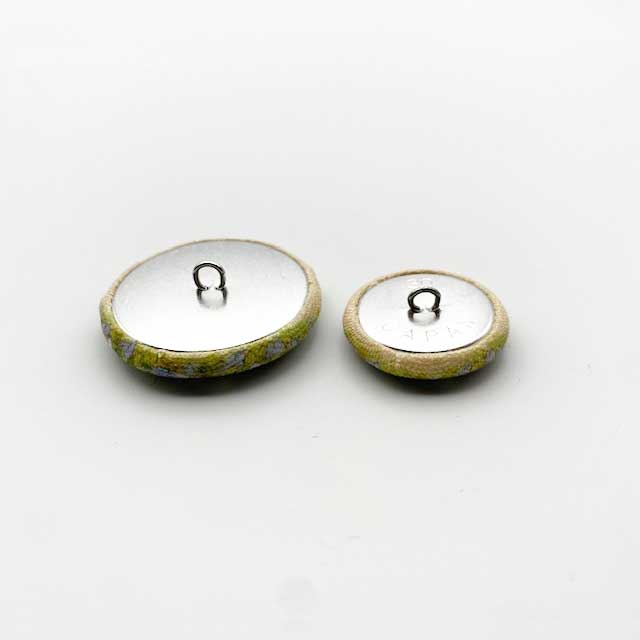 Yanaka Red House Button Galleryオリジナル猫のボタン2個セット 猫のルルとスミレ