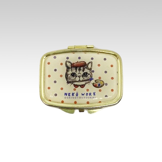 猫柄ピルケース・アクセサリーケース　とことこサーカス　NEKOWORK　アーティスト