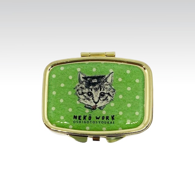 猫柄ピルケース・アクセサリーケース とことこサーカス NEKOWORK ステーションスタッフ
