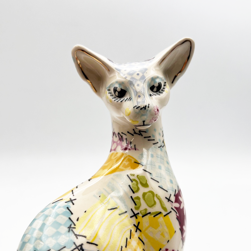 Paul Cardew COOL CATZ PATCHWORK ポール・カデュー クールキャッツシリーズ「パッチワーク」イギリス製