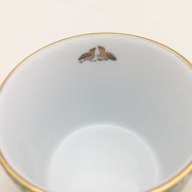 Lesley's Cats　カップ＆ソーサー デミタスカップ　エメラルド　ダンバリーミント