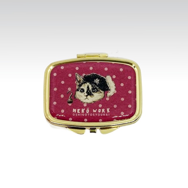 猫柄ピルケース・アクセサリーケース　とことこサーカス　NEKOWORK　パイレート