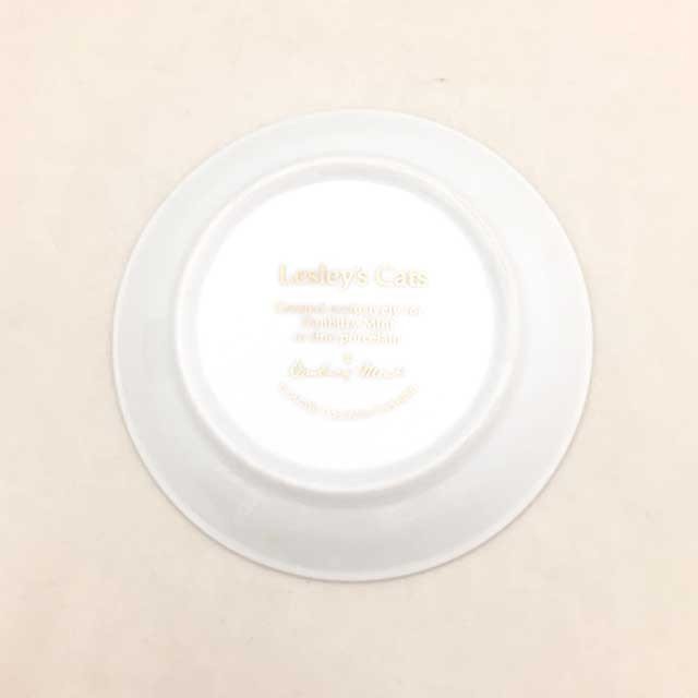 Lesley's Cats　カップ＆ソーサー デミタスカップ　レッド ダンバリーミント