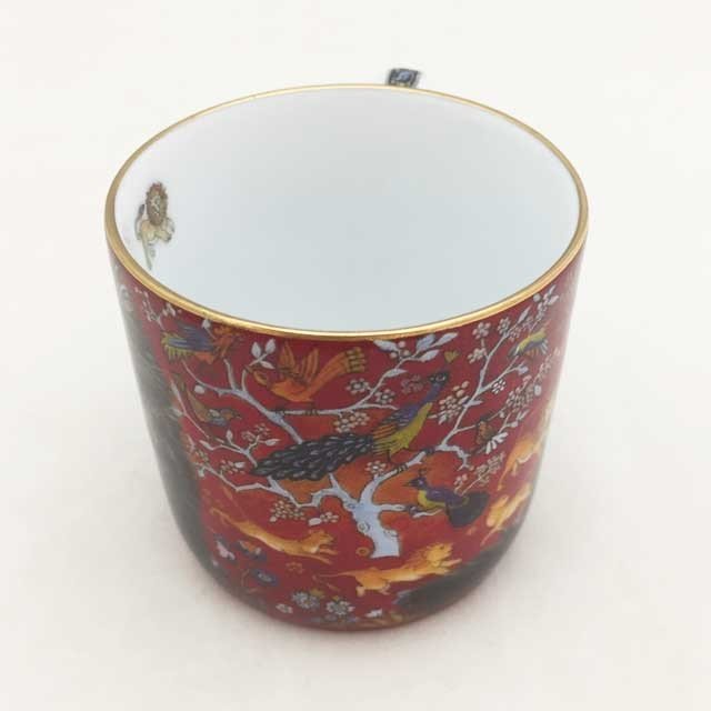 Lesley's Cats　カップ＆ソーサー デミタスカップ　レッド ダンバリーミント