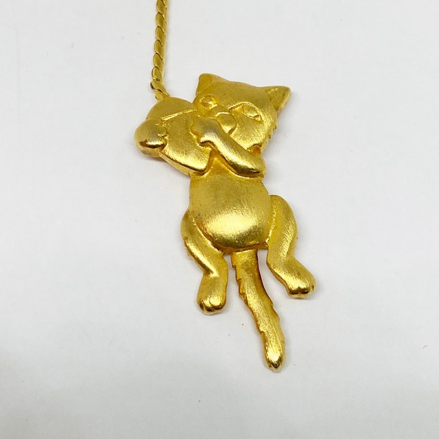 JJ Jonette Jewelry マウスで遊ぶ猫のブローチ ジェイジェイ