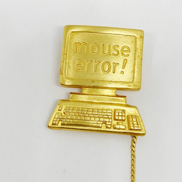 JJ Jonette Jewelry マウスで遊ぶ猫のブローチ ジェイジェイ