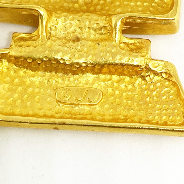 JJ Jonette Jewelry マウスで遊ぶ猫のブローチ ジェイジェイ