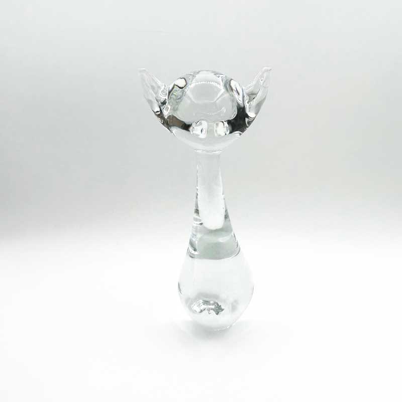 FMコンストグラス　猫型ガラスアート　Ronneby Sweden