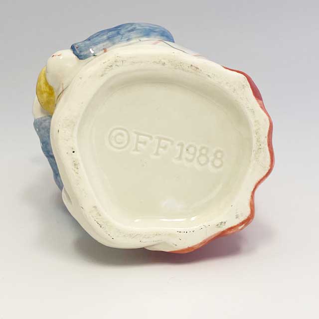 フィッツ＆フロイド Fitz & Floyd 白猫のミルクジャー 花瓶　1988年