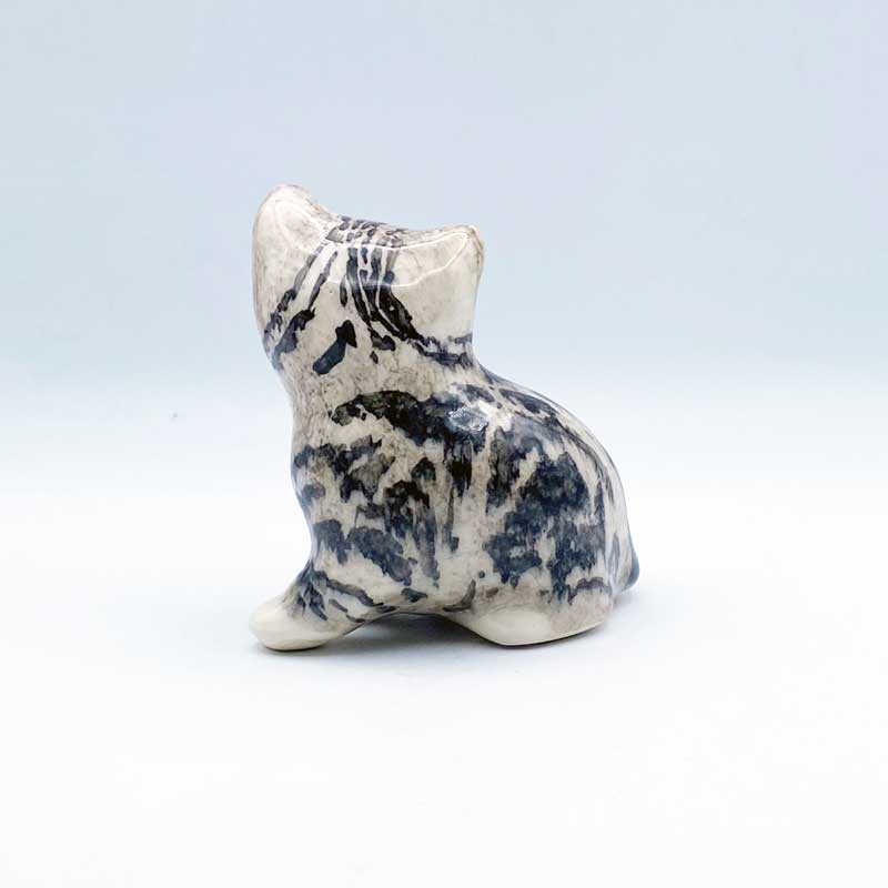 ウィンスタンレイキャット　振り向きサバトラ白三毛の子猫ちゃん　サイズ1　ケンジントンキャット