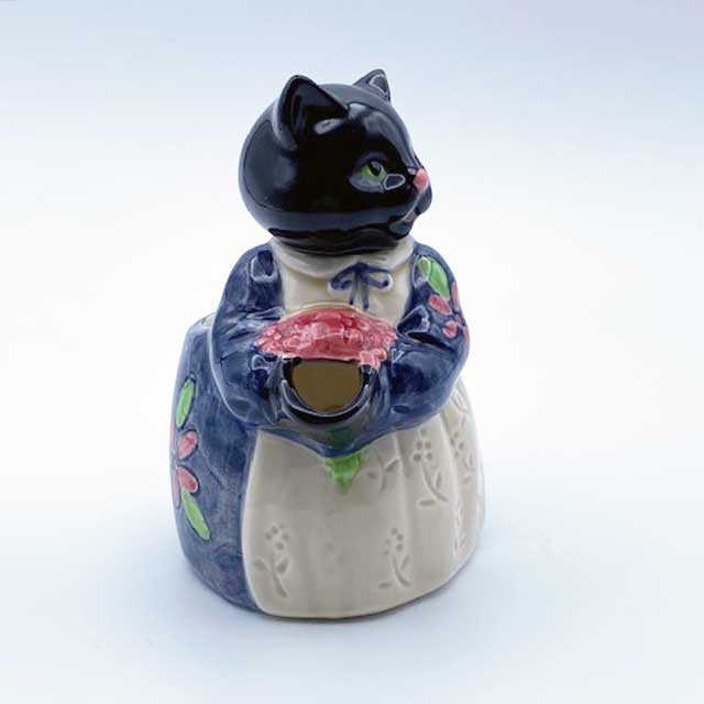 Otagiri 黒猫のミルクピッチャー,クリーマー　カントリー調 The Edith Collection
