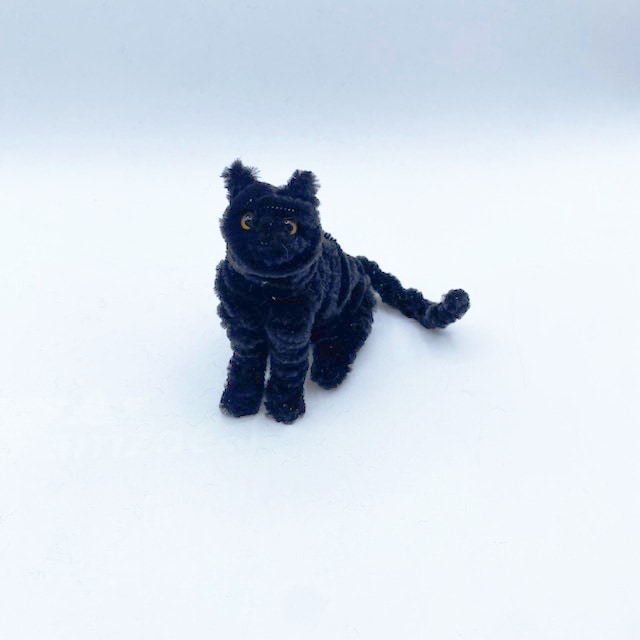 マークン・ネコガスキー お座りモール黒猫ちゃん オレンジアイズ TIM