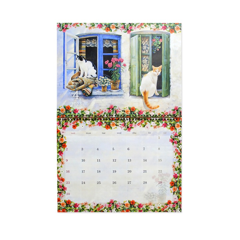 2023年カレンダー アイボリーキャッツ IVORY CATS 壁掛けカレンダー　ディアカーズ