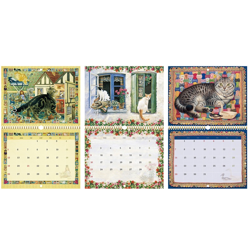2023年カレンダー アイボリーキャッツ IVORY CATS 壁掛けカレンダー　ディアカーズ