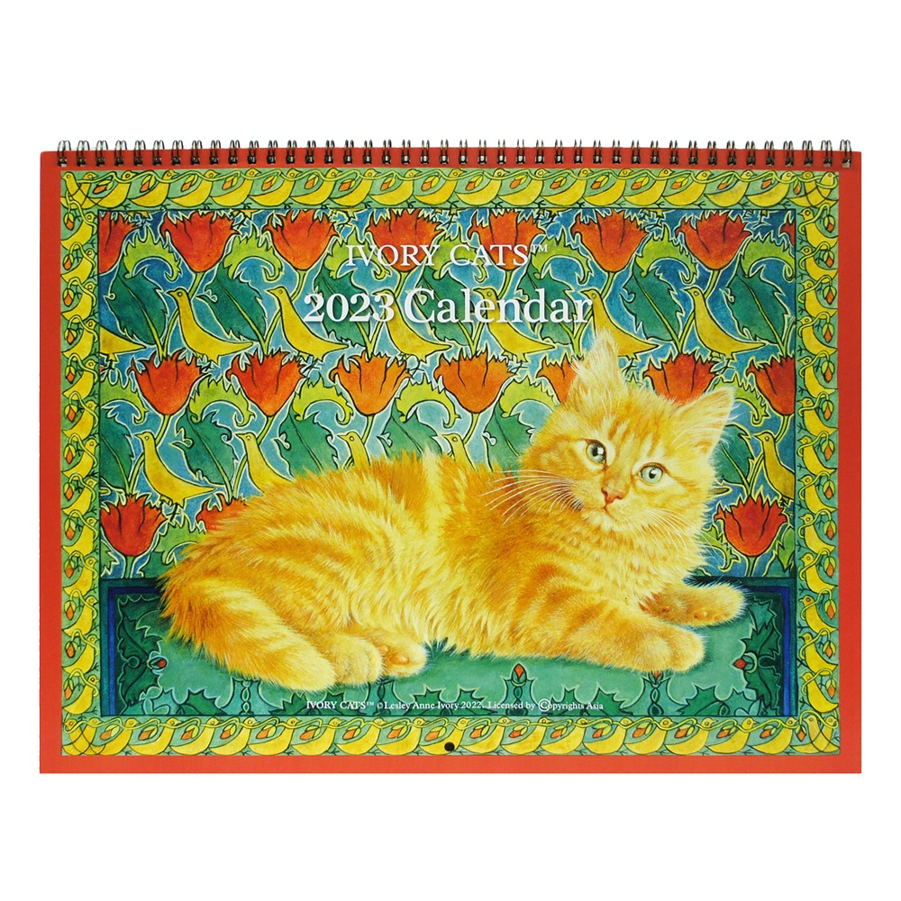 2023年カレンダー アイボリーキャッツ IVORY CATS 壁掛けカレンダー　ディアカーズ