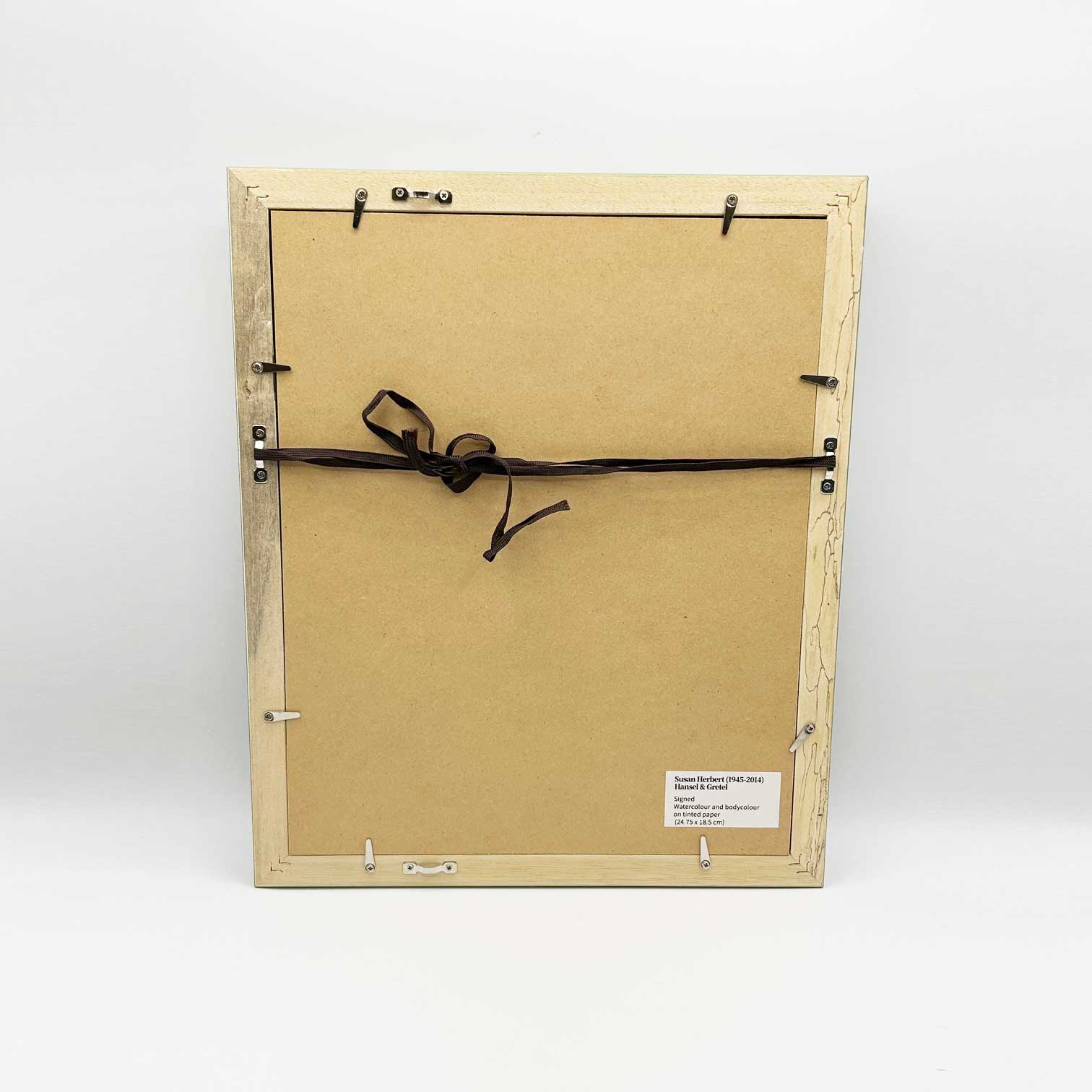 スーザンハーバート Susan Herbert ヘンゼルとグレーテル　サイン入り水彩原画 額装済