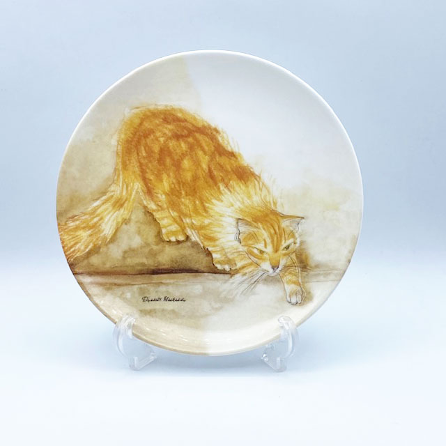 ロイヤルドルトン エリザベス・ブラックアダー 猫の絵皿プレート Ginger Chloe