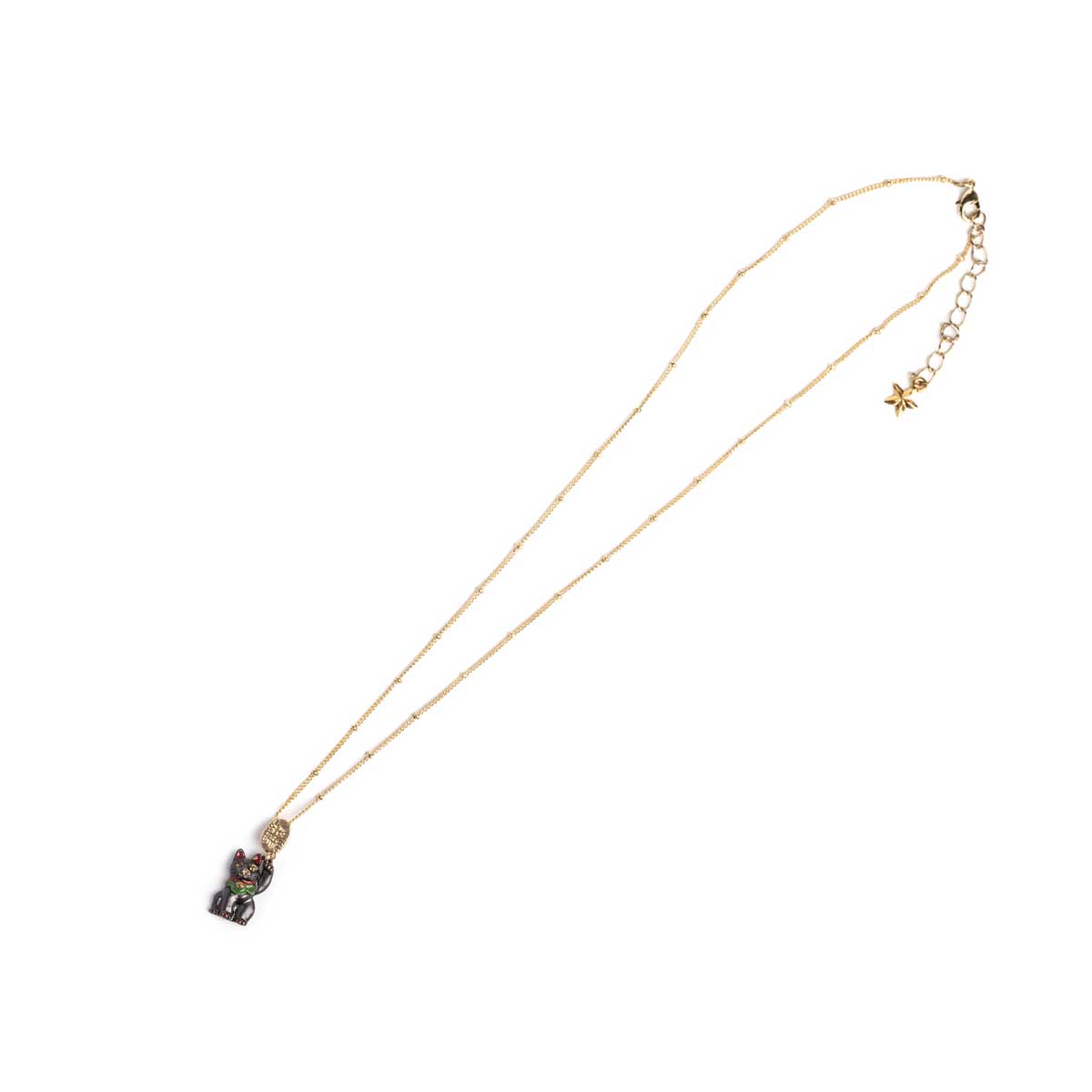 Palnart Poc パルナートポック 招き猫のネックレス 招き日和 黒猫 日本製