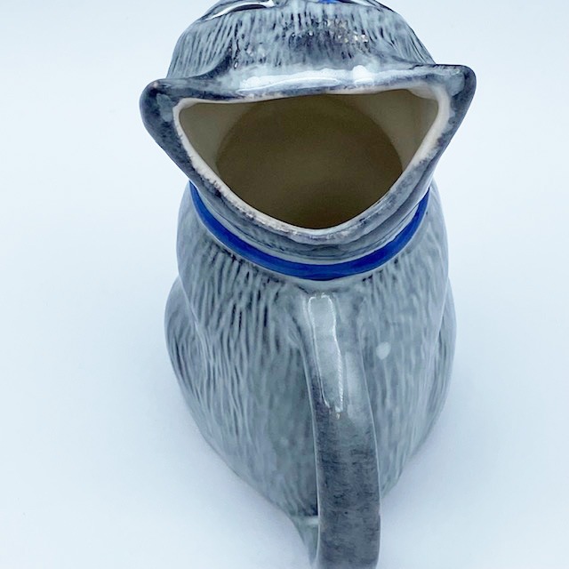 Otter Potter ルイスウェインモチーフ グレイ猫クリーマー、ミルクピッチャー 英国製