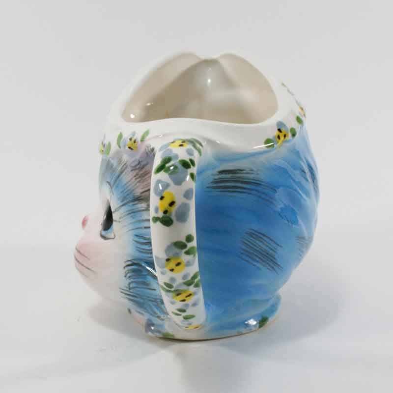 アンティーク雑貨 LEFTON Miss Priss milk pitcher レフトン Miss Priss ブルーの猫 クリーマー ミルクピッチャー1960年代