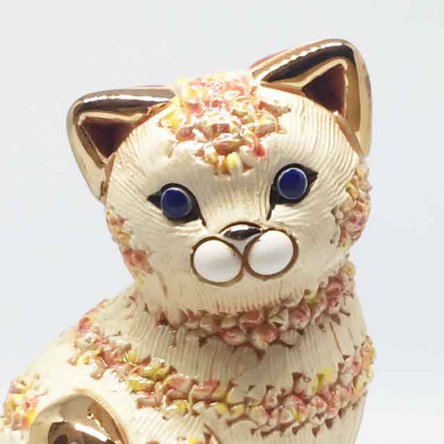 DeRosa デ・ローザコレクション 花の子猫(オレンジ) アーテサニア・リンコナダ