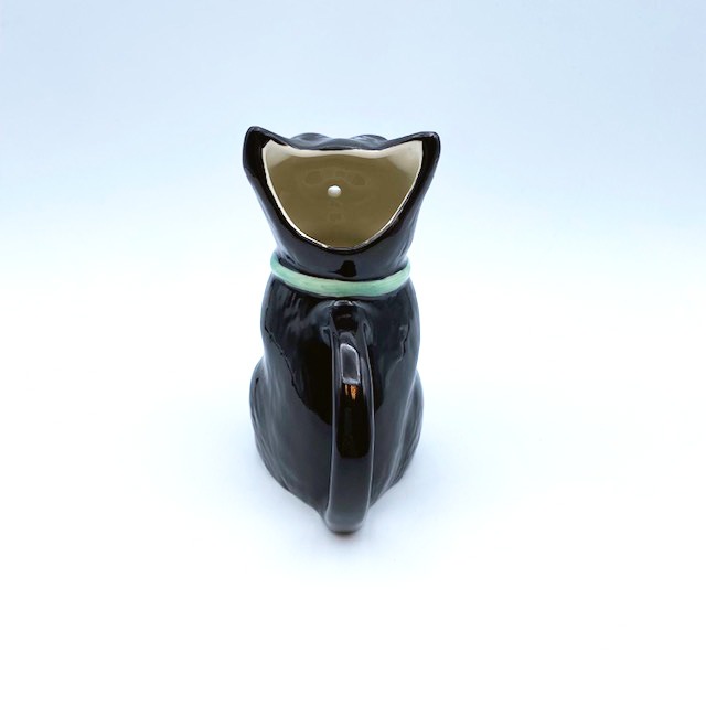 Otter Potter　ルイスウェインモチーフ　黒猫クリーマー、ミルクピッチャー 英国製