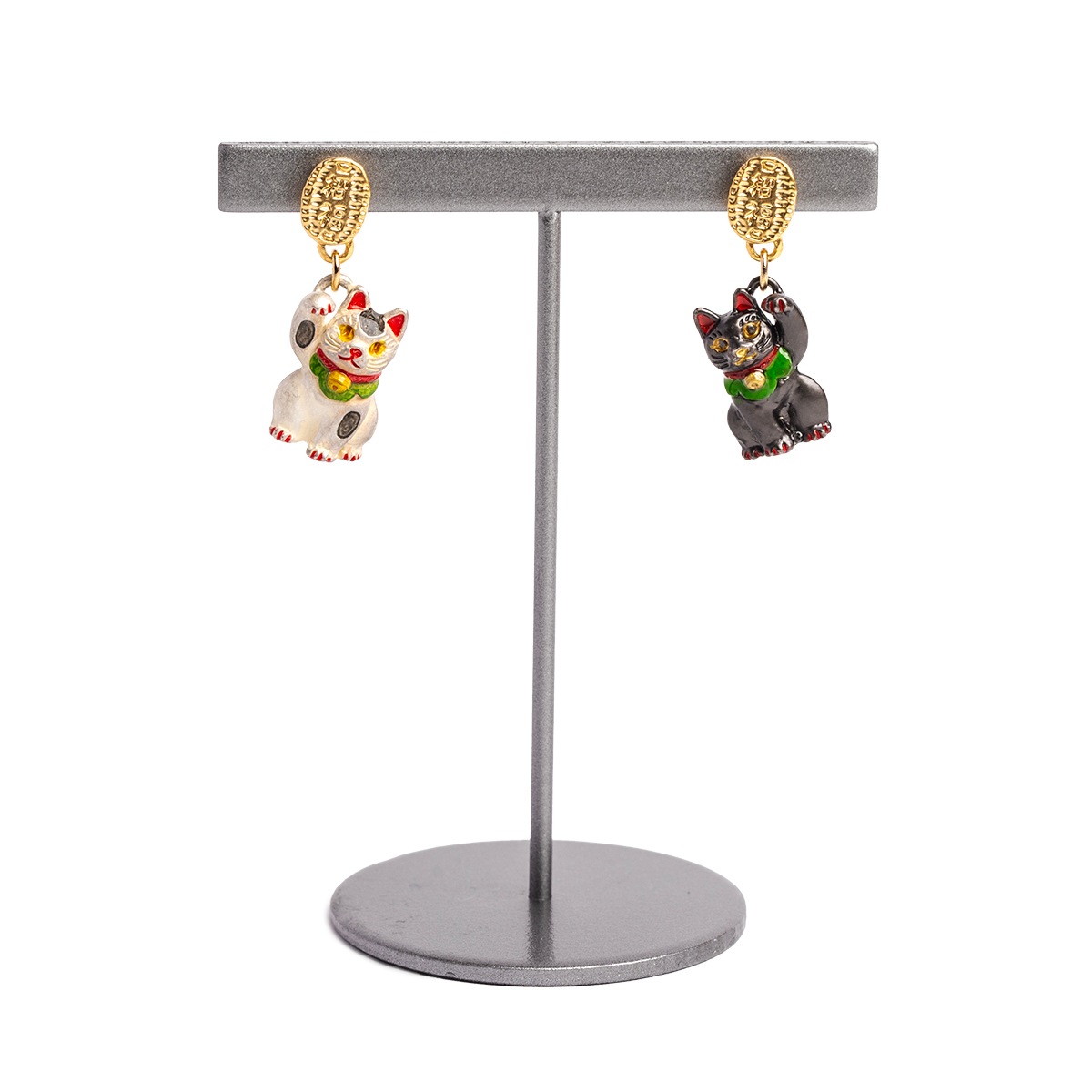 Palnart Poc パルナートポック 猫のピアス 招き猫のピアス 招き日和ピアス 日本製 ピューター