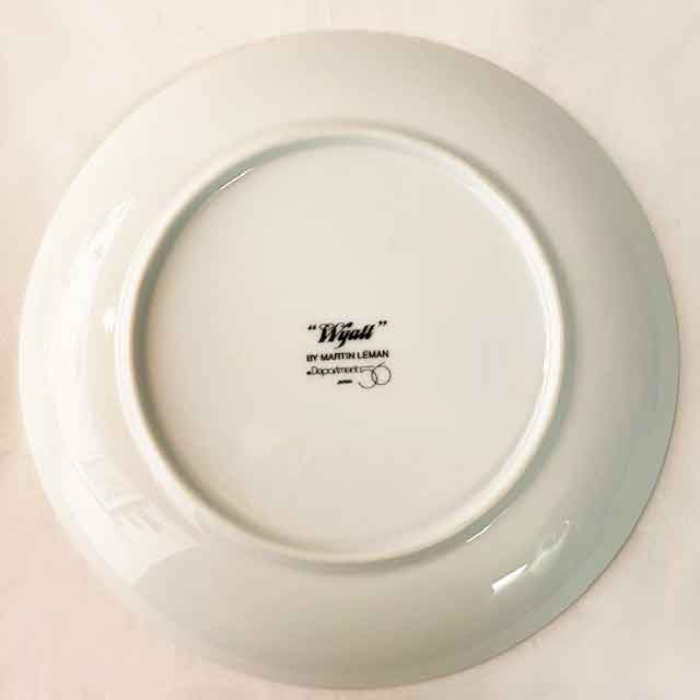 Martin Leman マグと絵皿のセットキジトラ白猫 