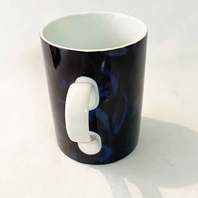 Martin Leman マグと絵皿のセットキジトラ白猫 