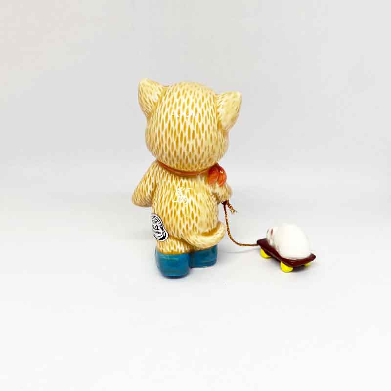 Norcrest Japan ねずみさんを連れている猫ちゃん 1960年代ごろ 日本製