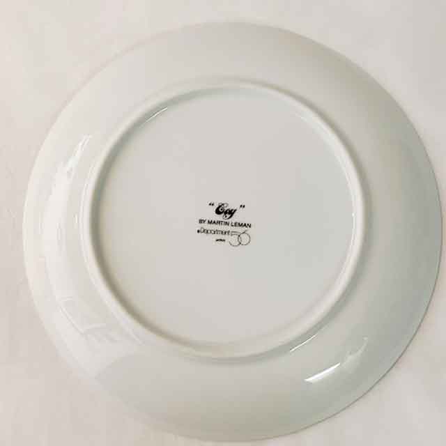 Martin Leman マグと絵皿のセットキジトラ白猫 