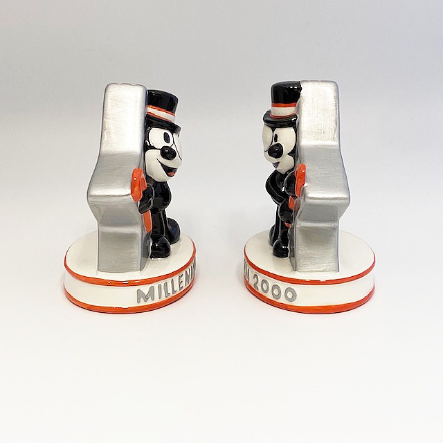 Felix The Cat　2000年ミレニアム記念　ソルト＆ペッパーシェイカー　Clay Art
