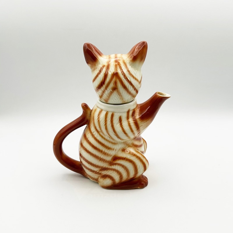 【お値下げ】Tony wood トニーウッド　猫のクリーマー　イギリス MM074 Tony Wood Teapot（黒猫シロタイ）3 | Mur-Mur