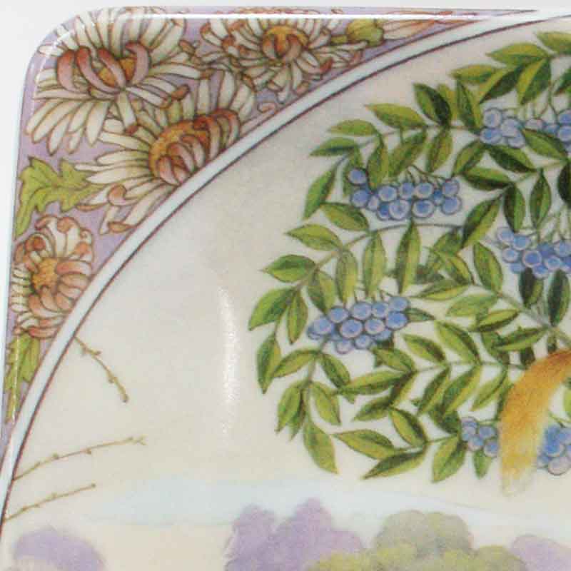 レズリー・アン・アイボリー猫の絵皿 Lesley's Gallery of Cats AFTERNOON アールヌーボー